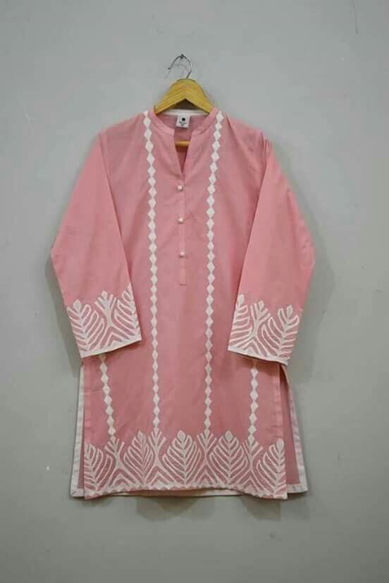 Handmade Wearable Art Applik Unstitched Bareeze Lawn Cotton Shirt. Unstitched Aura Crafted Studio
