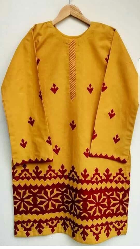 Handcrafted Applik Unstitched Bareeze Lawn Cotton Shirt Piece Unstitched Aura Crafted Studio 