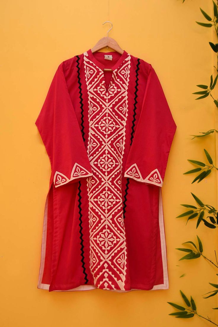 Handcrafted Applik Unstitched Bareeze Lawn Cotton Shirt. Unstitched Aura Crafted Studio 
