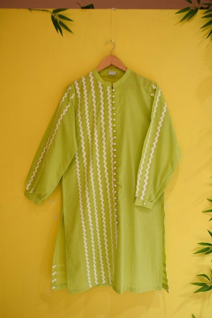 Handmade Wearable Art Applik Unstitched Bareeze Lawn Cotton Shirt. Unstitched Aura Crafted Studio 