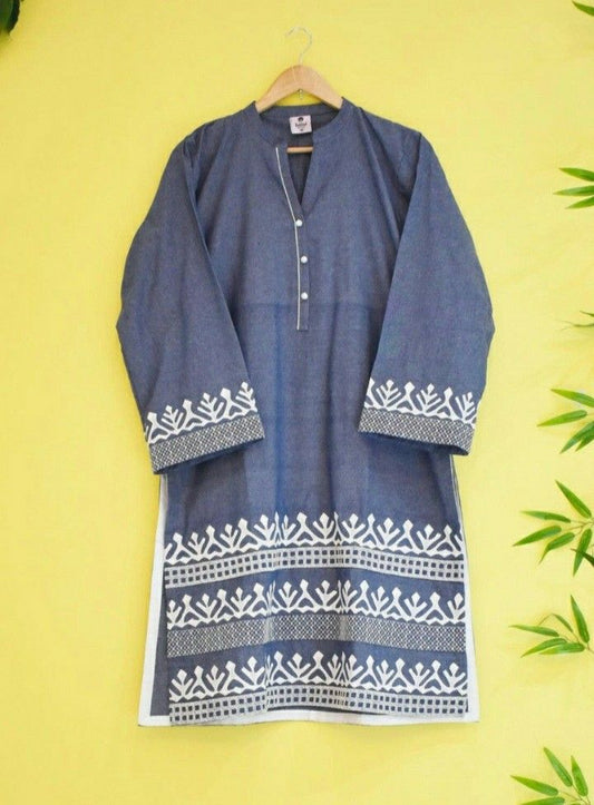 Intricate Applik Work Unstitched Bareeze Lawn Cotton Shirt Piece Unstitched Aura Crafted Studio 